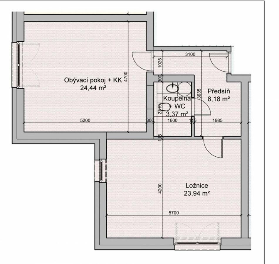 Apartmán Nad terasou Říčky Exterior foto